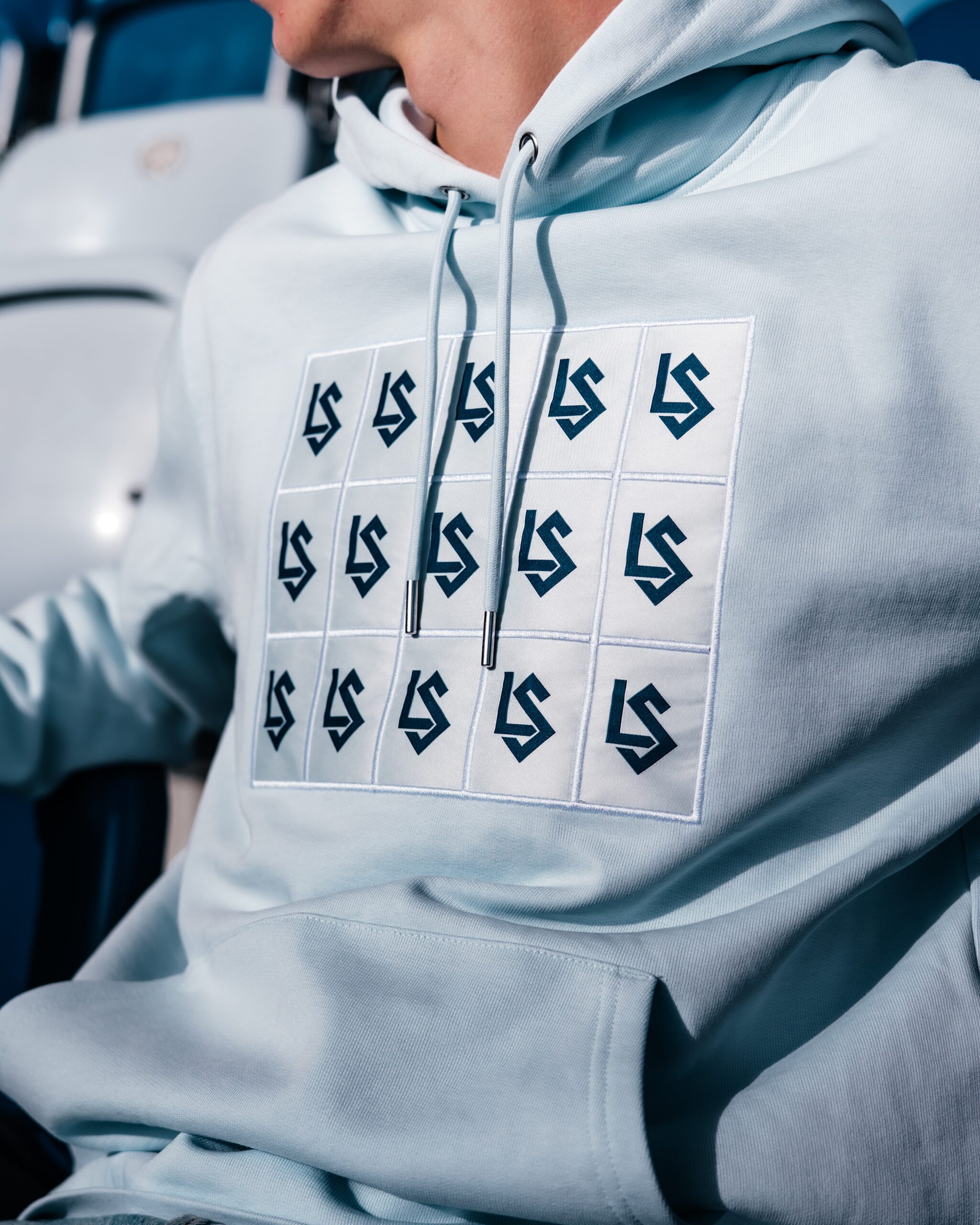 Hoodie bleu ciel