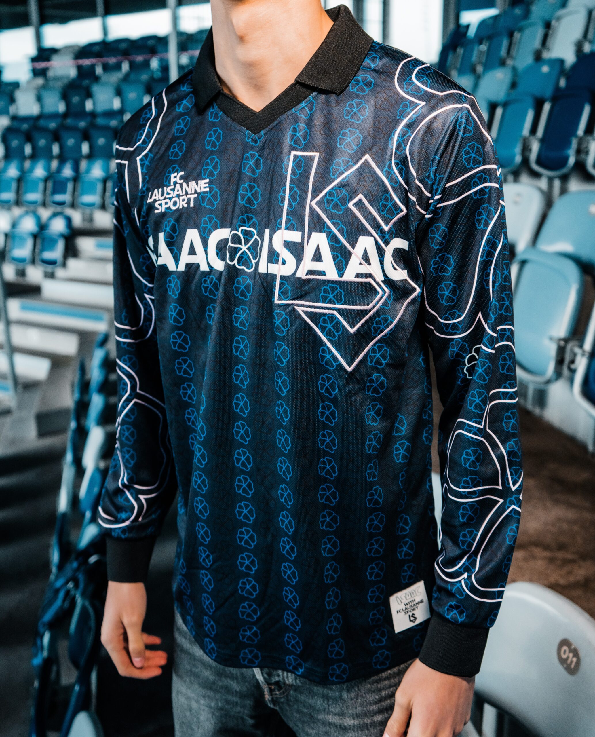 Maillot bleu longue manche LS x ISAAC-ISAAC